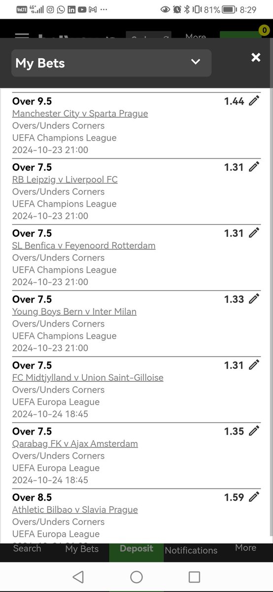 Dbanj25's tweet photo. Twerkaaaaaa. UEFA and EUROPA Let's do corner Market 🔄✈️🧑‍🍳🔄👊.
18 Game's.
Corner Market. 

Multi Bet betslip X813404A0 https://t.co/bTrmmGpD6j https://t.co/XBIYdDK9CA