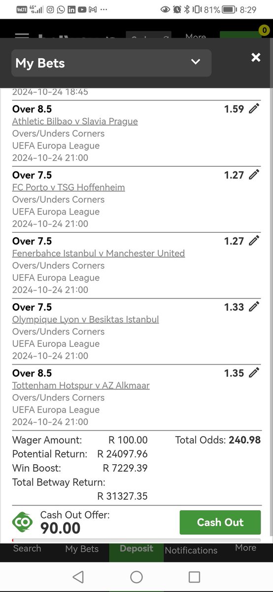 Dbanj25's tweet photo. Twerkaaaaaa. UEFA and EUROPA Let's do corner Market 🔄✈️🧑‍🍳🔄👊.
18 Game's.
Corner Market. 

Multi Bet betslip X813404A0 https://t.co/bTrmmGpD6j https://t.co/XBIYdDK9CA