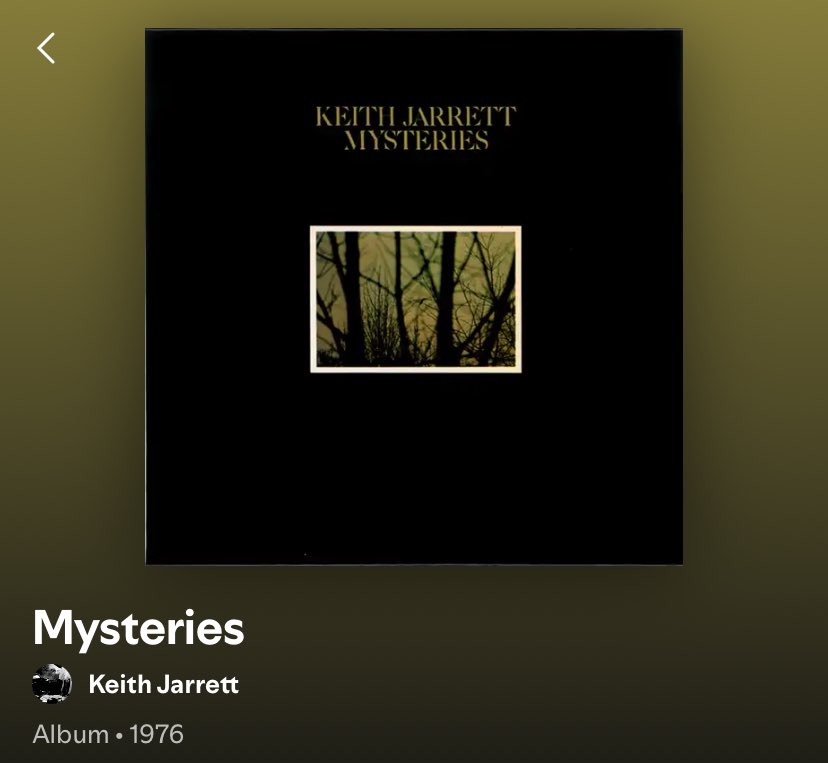smin20810's tweet photo. 神業の数々！名演です。

#NowPIaying #KeithJarrett #Jazz
#Spotify 

https://t.co/azMr7Ditni https://t.co/wqgQI0rBJb
