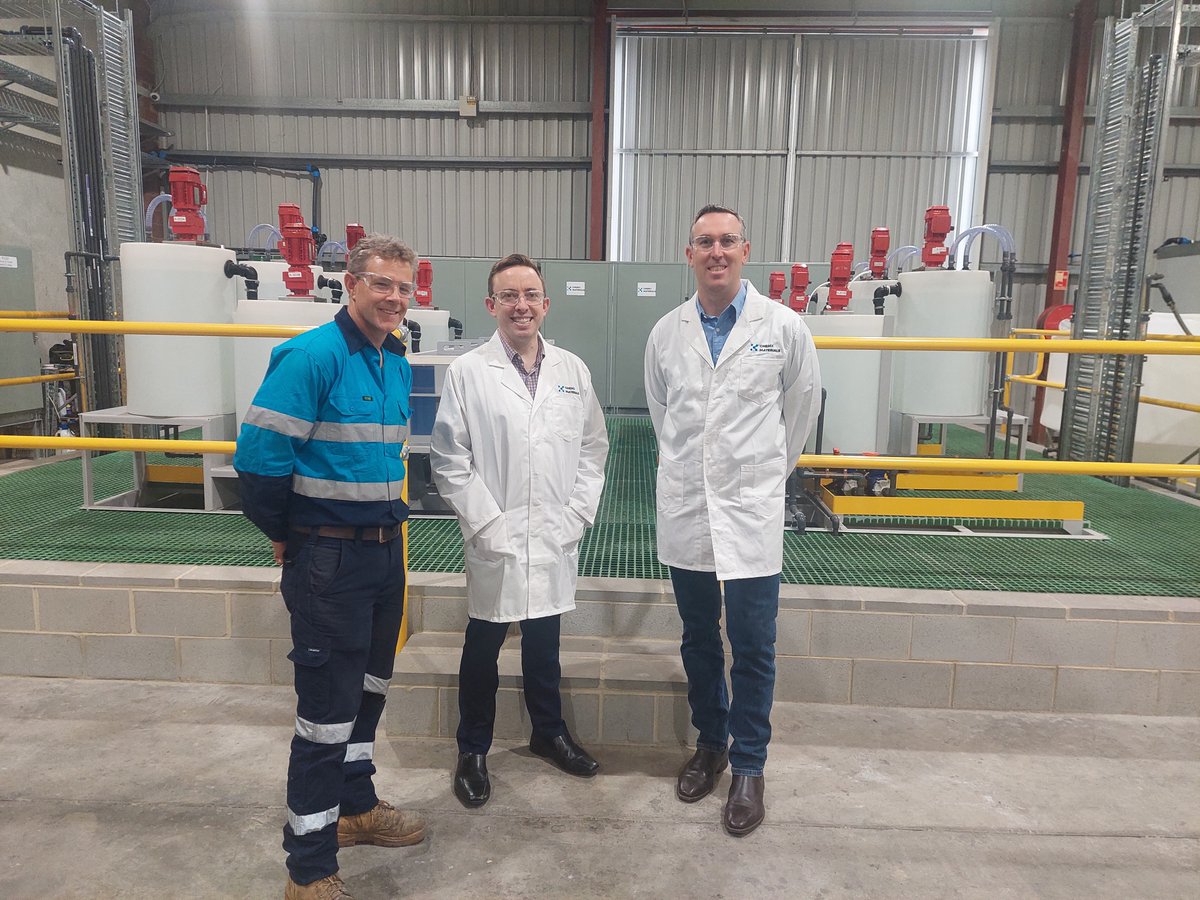 $CMX Honoured to host Bryce Green, ASEAN Trade Commissioner, at ChemX. Our novel tech produces >99.99% HPA, ready to integrate into ASEAN battery supply chains.

 #HPA #BatteryTech #ChemX