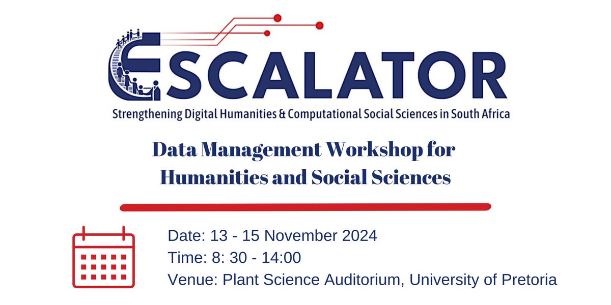 Are you a researcher, academic, working in info services, archiving &amp; research support, or a student interested in research data management? SADiLaR invites you to an in-person Data Management Workshop. Space limited to 1st 60 participants that register.

bit.ly/3Uf02pS