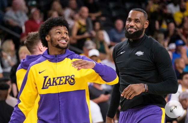 LeBron James and his son Bronny are the first father-son duo to play together in the NBA
 
 See More : tinyurl.com/4yjprm2t
 
 #LeBronAndBronny
 #FatherSonDuo
 #NBAHistory
 #LakersLegacy
 #NextGenJames
 #BronnyJames
 #LeBronJames
 #NBAFamily
 #BasketballLegends
 #TheJamesEra
