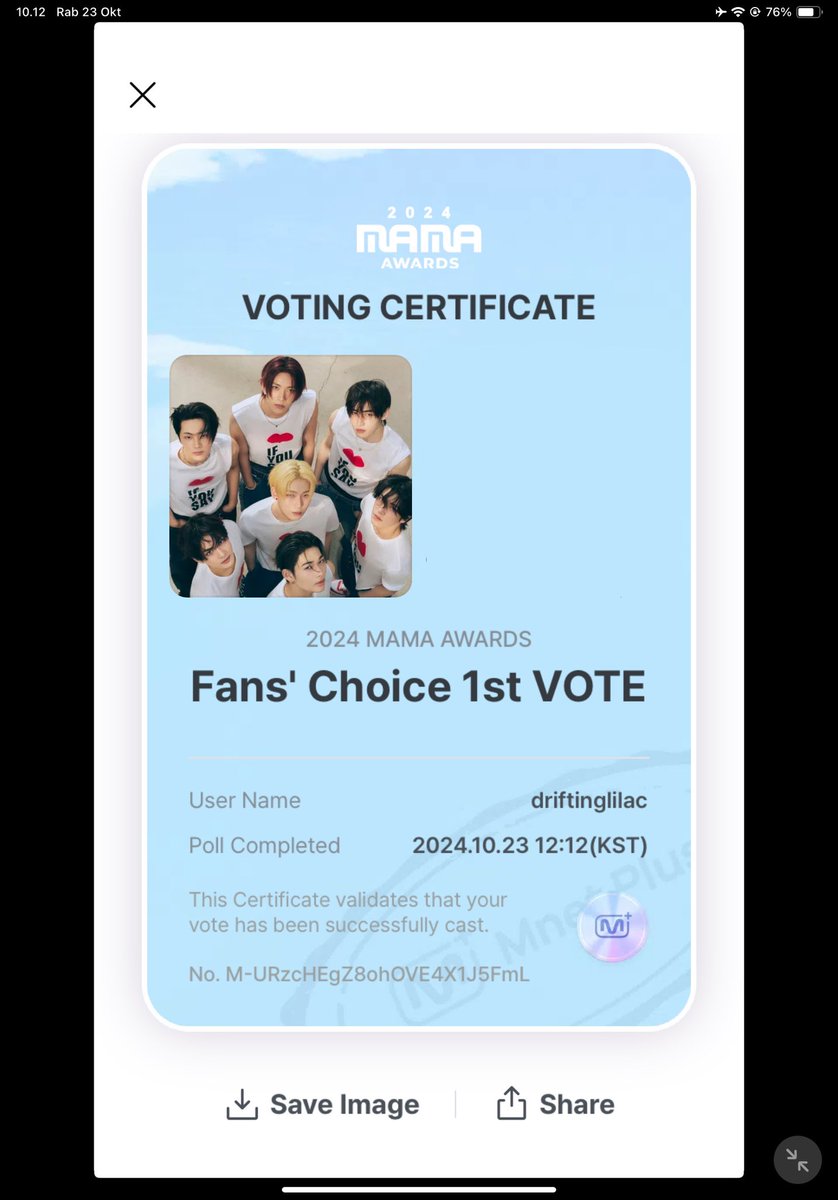 I vote for #enhypen on #2024MAMAVOTE