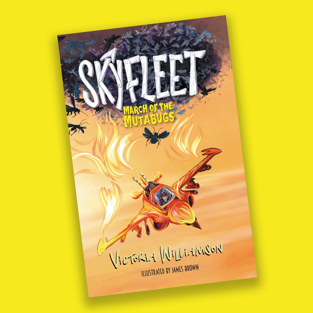 🚀🛩️ Skyfleet: March of the Mutabugs — out tomorrow! 

Join Amberley and her Ric as they attempt to fix the Firehawk and help the Skyfleet fend off a mutant bug swarm that plagues their home. A thrilling MG adventure! 💥

👉 amzn.to/3YRe7gi
<a href="/strangelymagic/">Strangely Magical</a> <a href="/jb_illustrates/">James Brown</a>