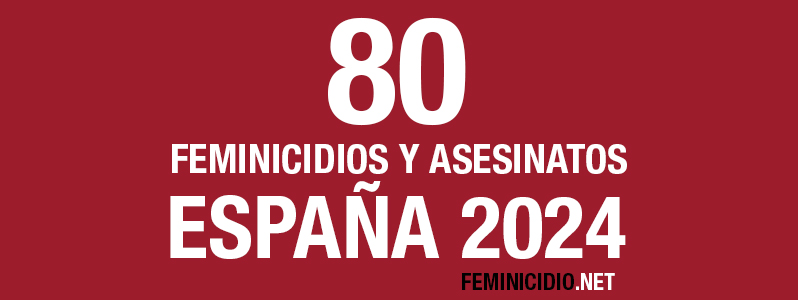 Con el #feminicidio en La Mojonera (Almería) de una mujer de 40 años, madre de cuatro hijos, a manos de su pareja, hemos actualizado a 80 víctimas el listado de feminicidios y otros asesinatos de mujeres cometidos por hombres en España en 2024. No queremos #NiUnaMás #BastaYa‼️