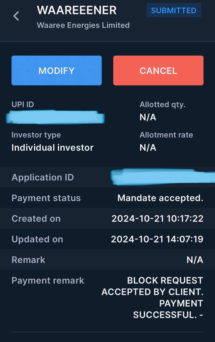 ipanammazhai's tweet photo. π¨ ALERT ALERT π¨
#ShareMarket Updates and strictly not recommendations
Present Subscription Status and GMP of #WaareeEnergies and #DeepakBuildersEngineers #IPO friends. I had applied for both. Today is the last date. Good dayππ»
#stockmarketcrash #x #VerifiedBySensibull https://t.co/nOukrUGUfS