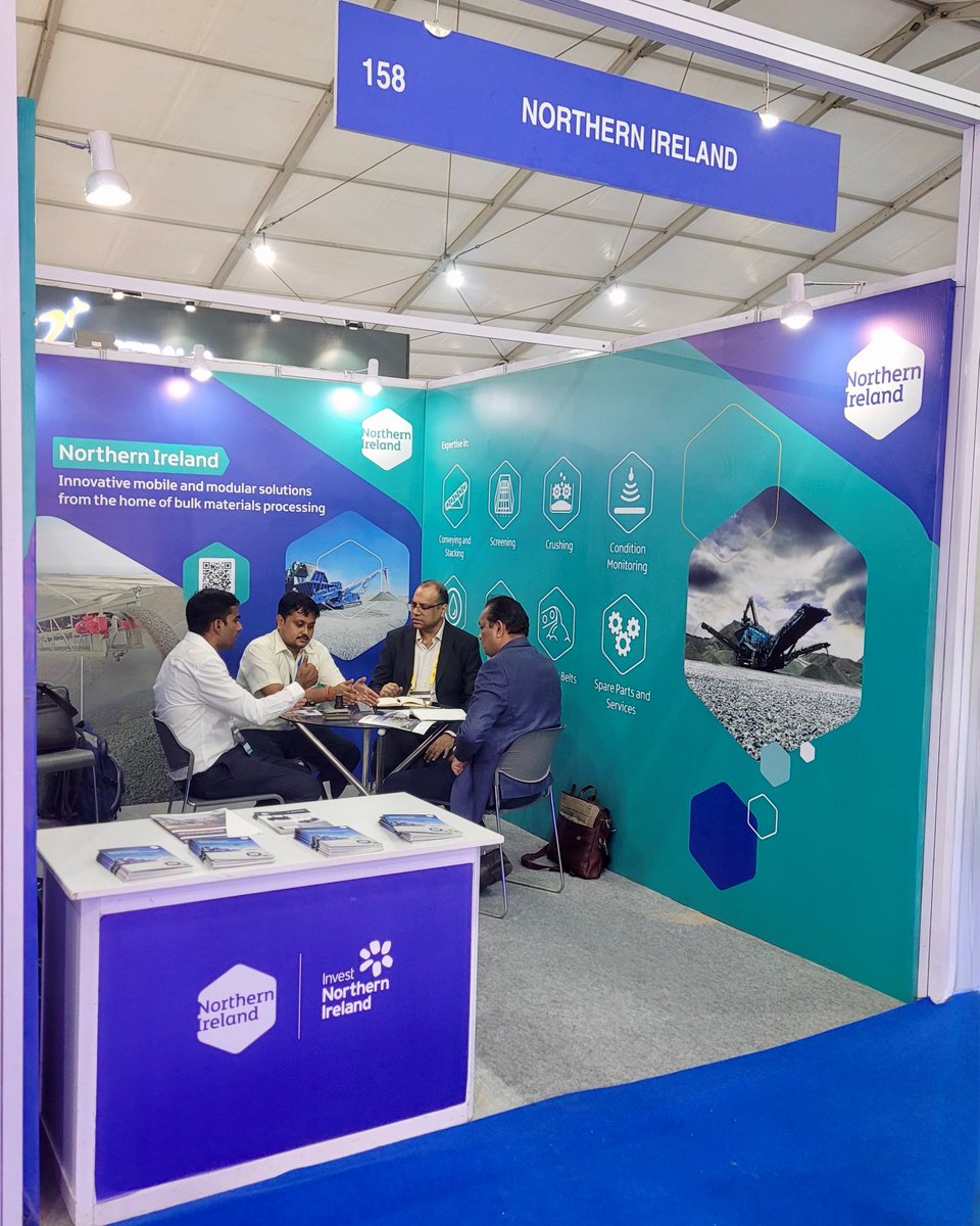 #IMME has officially opened its doors, and we are thrilled to be at the Science City Exhibition Ground in #Kolkata, #India.

Do you know #NorthernIreland manufactures 40% of the world’s #mobile #crushing and #screening equipment?

Visit our stand no. 158, located in hanger B