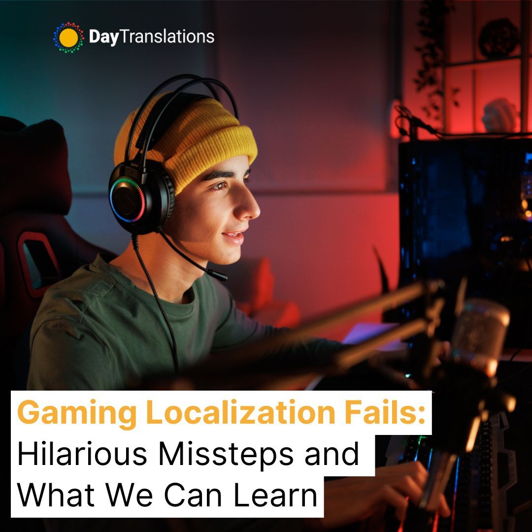 DayTranslations's tweet image. When it comes to game localization, there are a lot of bloopers that can teach us all some great lessons. Here are our top picks: buff.ly/4eBj5mk 
 #DayTranslations #GameLocalization