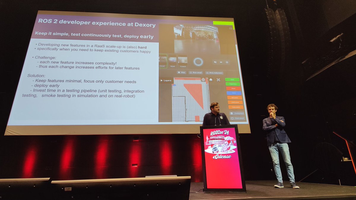 First up at #ROSCon2024 the wonderful team at <a href="/dexoryHQ/">Dexory</a>.