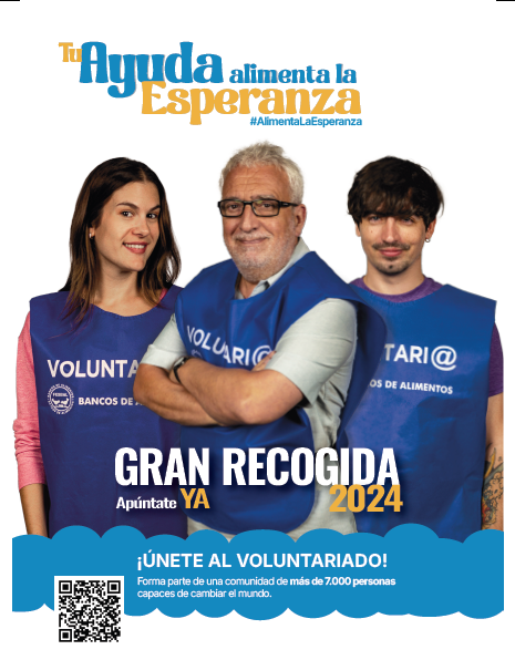 _humanos's tweet photo. 🤲🌍¡Cada gesto cuenta! 

📅 Los días 22, 23 y 24 de noviembre se celebra la #GranRecogida2024 organizada por @fesbal_org
Puedes colaborar donando productos de cesta básica 🛒 en los puntos de recogida de tu supermercado o con una donación online 💻.
👉https://t.co/3waM3ycZtK https://t.co/iZDhebreQM
