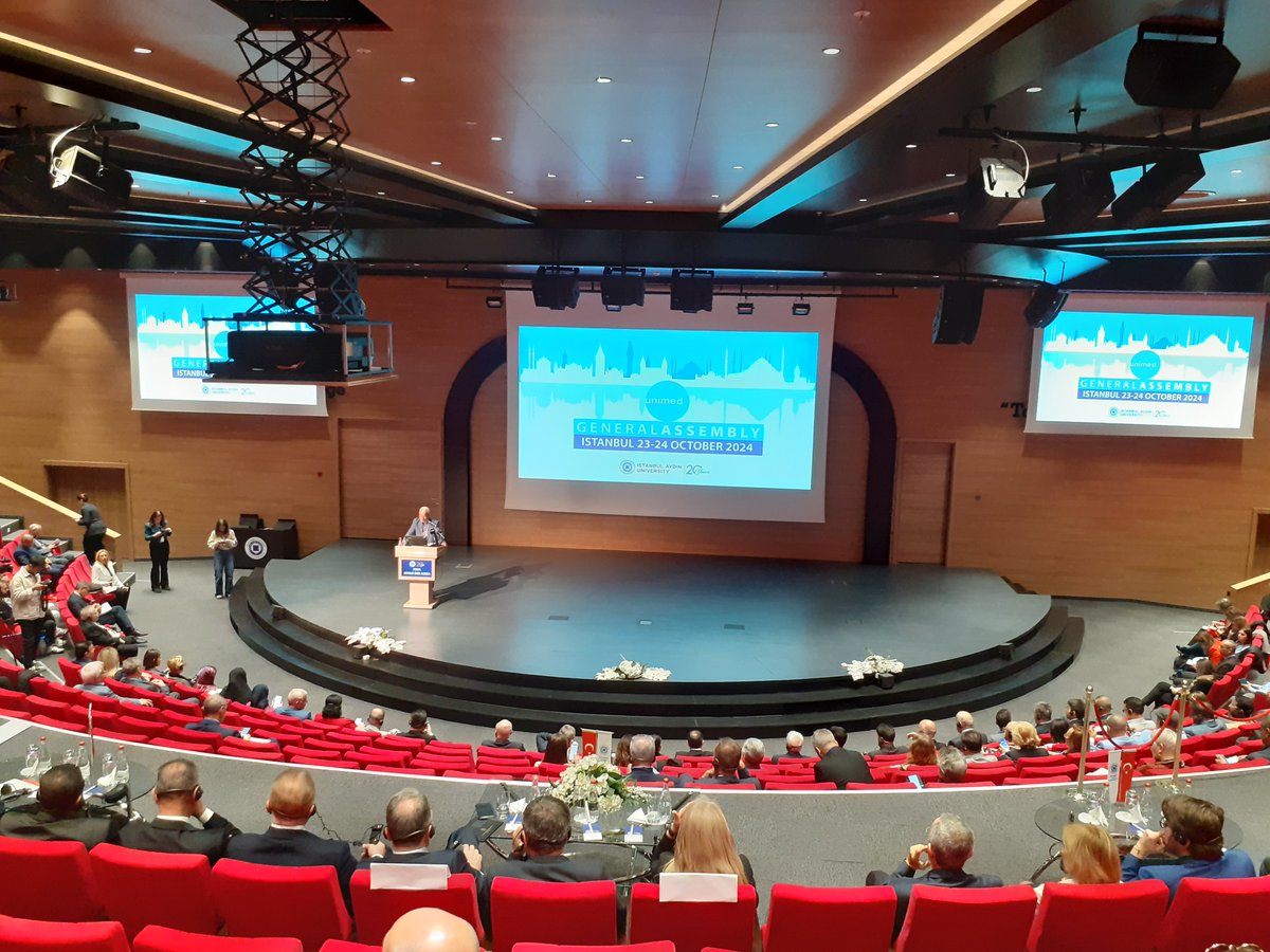 unimed_network (@unimed_network) on Twitter photo Ready to start!
Today the UNIMED General Assembly kicks off.
For 2 days, UNIMED members and partners gather in Istanbul <a href="/Aydin_unist/">istanbul aydın üni.</a>
discussing the role of the Universities and the #cooperation in the #crisis situation.
#UNIMEDGA2024
👉 shorturl.at/pZCvQ Ready to start!
Today the UNIMED General Assembly kicks off.
For 2 days, UNIMED members and partners gather in Istanbul <a href="/Aydin_unist/">istanbul aydın üni.</a>
discussing the role of the Universities and the #cooperation in the #crisis situation.
#UNIMEDGA2024
👉 shorturl.at/pZCvQ