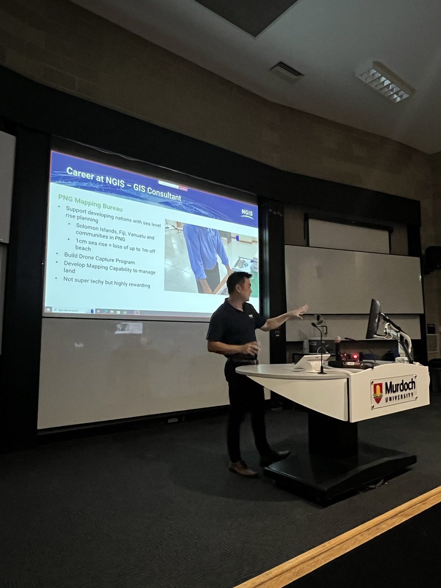ngis_australia's tweet image. Enjoyed speaking with GIS students at Murdoch University about NGIS career paths. Thanks, Murdoch!

#NGISCareers #GeospatialTech #MurdochUniversity