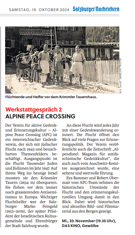 APC - Alpine Peace Crossing tweet media