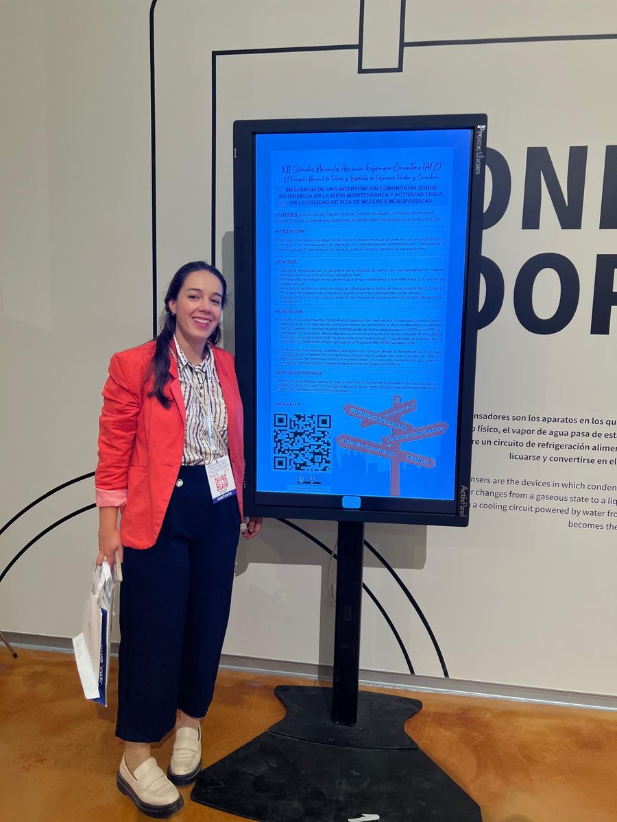 XIII jornada AEC y llevando un proyecto que nos hace mucha ilusión poder comunicarlo 🥰🥰🥰 <a href="/rlegazpagan39/">Rocio</a> #enfermeria