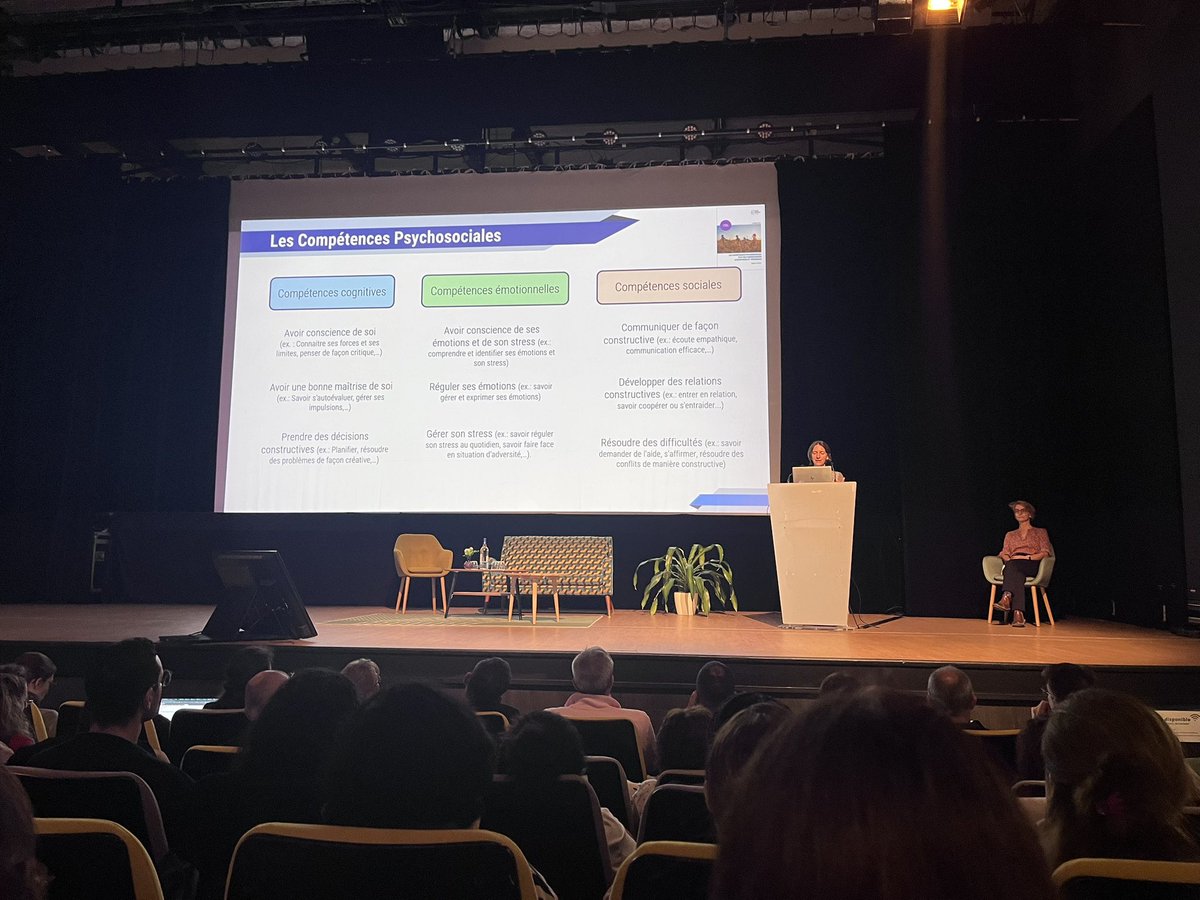 Lancement du J2 du séminaire, démarrage avec une conférence inspirante de Céline Darnon sur les compétences psychosociales ! #acCreteil