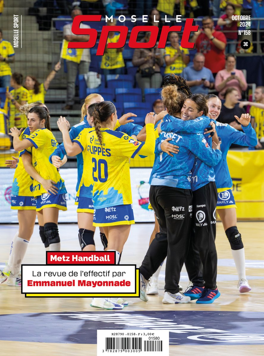 Le nouveau numéro de Moselle Sport est en kiosque. 

➡️ Le sommaire : mosellesport.fr/magazine/mosel…