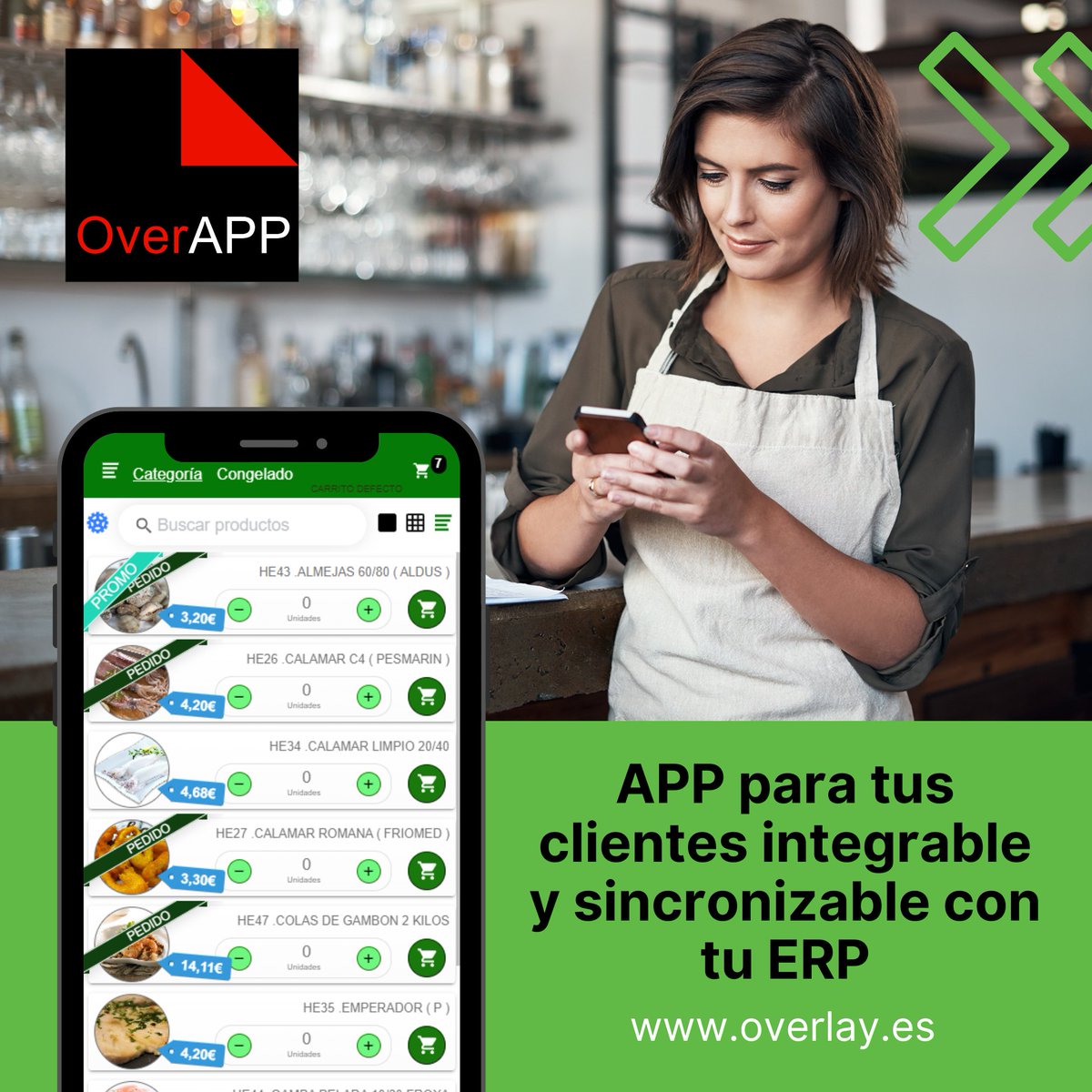 Overlay_SA's tweet photo. Solución APP. Proporciona a tu cliente una herramienta corporativa para realizar el pedido desde su móvil.
#alimentación #bebidas #distribucion #higiene #horeca #hosteleria #vendedores #comerciales #logistica https://t.co/OyuXJxflxV