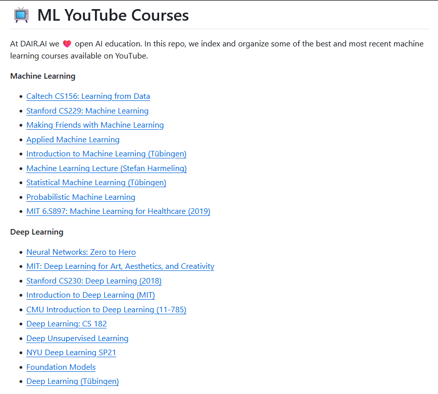 mehmetsongur_'s tweet photo. Youtube'da yer alan Makine Öğrenmesi ve Derin Öğrenme kurslarını aşağıdaki linkten bir arada ve kurs içerikleri ile bulabilirsiniz. 

🔗https://t.co/7VjEQ75ArJ https://t.co/Jf9S8ON2Q4