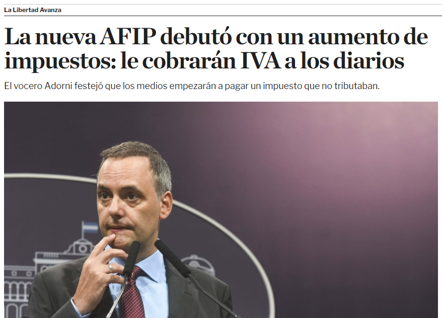 Mientras tanto, los que venían a bajar los impuestos...