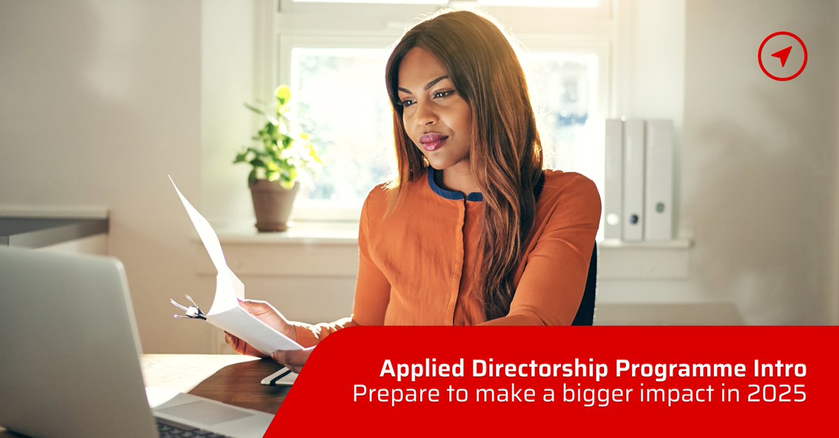SirdarGroup's tweet image. Join our online session next week to find out more about our Applied Directorship Programme and how participating can set you up for even greater success in 2025.

us02web.zoom.us/webinar/regist…

#Sirdar #DirectorEducation #BoardOfDirectorsTraining #BoardPerformance