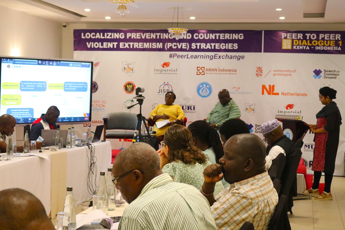 irck_info's tweet photo. The Inter-Religious Council of Kenya joins other #JISRA consortium partners in a Peer to Peer dialogue between #Kenya and #Indonesia on efforts to prevent violent extremism and promote Freedom of Religion and Belief.
#PeerLearningExchange #JISRA @Mensenmissie @NCTC_Kenya https://t.co/aV2zRfyGmX