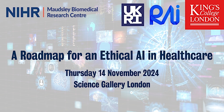 Responsible Ai UK (@responsibleaiuk) on Twitter photo 📢Save the date for "A Roadmap for Ethical AI in Healthcare" conference hosted by <a href="/responsibleaiuk/">Responsible Ai UK</a>'s #InternationalPartnerships project.
🗓️14 Nov 2024, 9:30am-5pm GMT
📍<a href="/SciGalleryLon/">Science Gallery London</a>
🔗Register- rai.ac.uk/events/a-roadm……
<a href="/raqini/">Dr Raquel Iniesta</a> <a href="/UKRI_News/">UK Research and Innovation</a> <a href="/NIHRMaudsleyBRC/">NIHR Maudsley Biomedical Research Centre (BRC)</a> <a href="/KingsCollegeLon/">King's College London</a> 📢Save the date for "A Roadmap for Ethical AI in Healthcare" conference hosted by <a href="/responsibleaiuk/">Responsible Ai UK</a>'s #InternationalPartnerships project.
🗓️14 Nov 2024, 9:30am-5pm GMT
📍<a href="/SciGalleryLon/">Science Gallery London</a>
🔗Register- rai.ac.uk/events/a-roadm……
<a href="/raqini/">Dr Raquel Iniesta</a> <a href="/UKRI_News/">UK Research and Innovation</a> <a href="/NIHRMaudsleyBRC/">NIHR Maudsley Biomedical Research Centre (BRC)</a> <a href="/KingsCollegeLon/">King's College London</a>