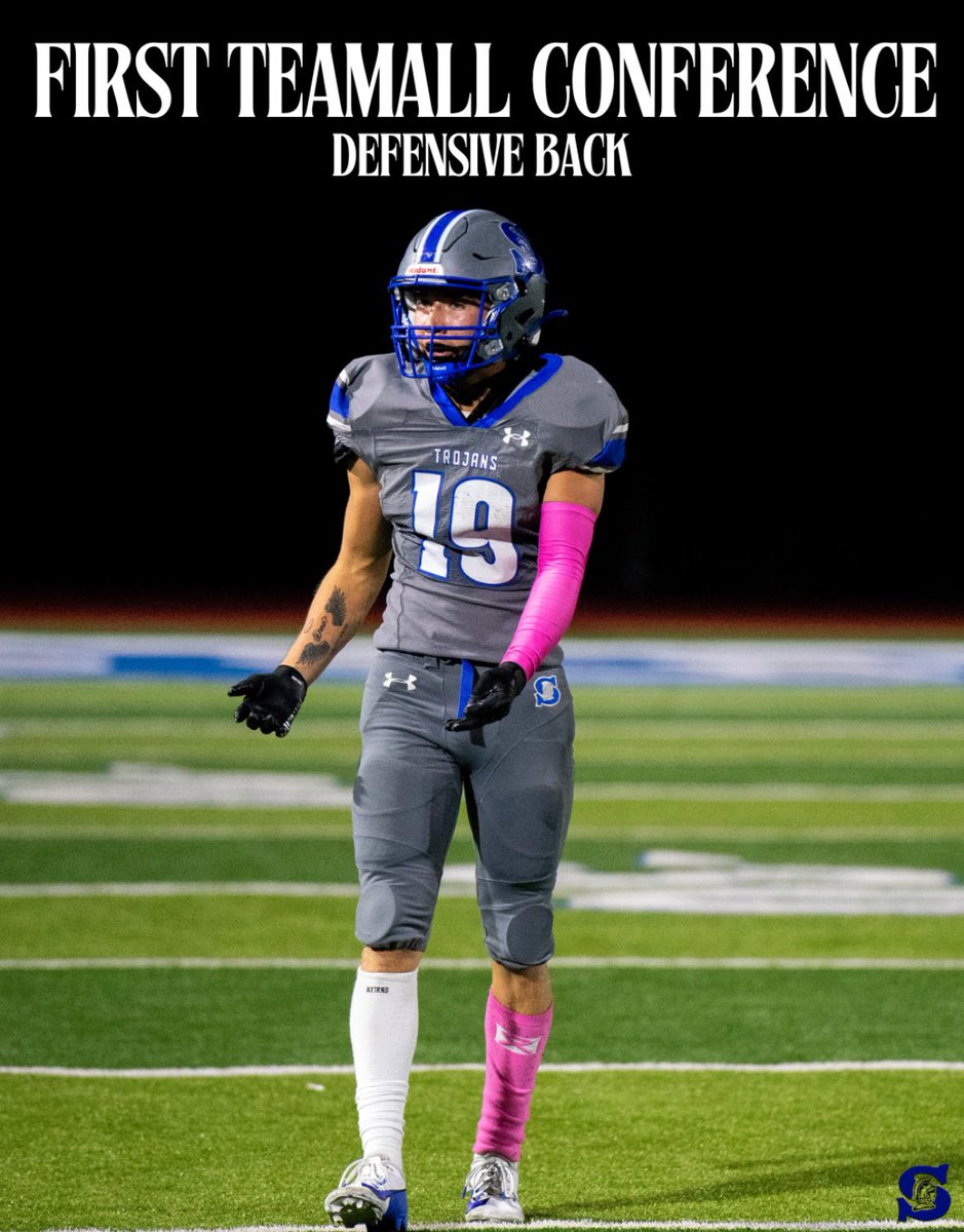 Congratulations to senior CJ Danforth on being named 1st Team All-FRCC North DB!

On the year, CJ had 56 tackles (3rd among DBs), 4 INTs (3rd in the conference) and 1 pass defensed. 

CJ was the only player to be recognized as a 1st Team recipient on both sides of the ball!