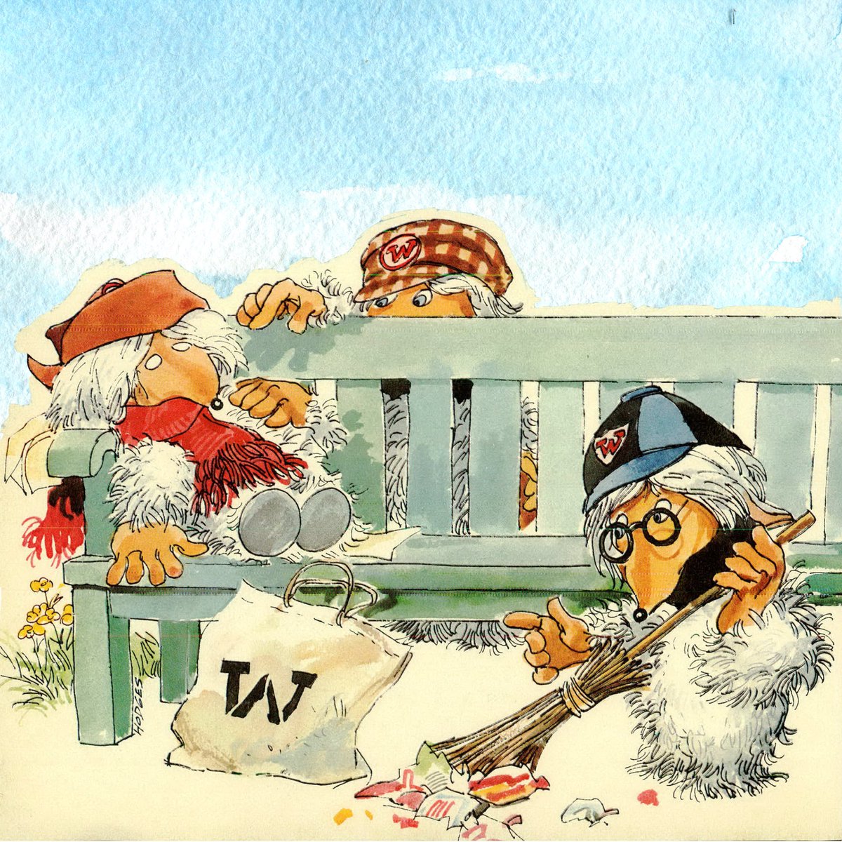 The best part about litter picking in the park is that there are plenty of benches to get a few winks in... 💤 - Orinoco