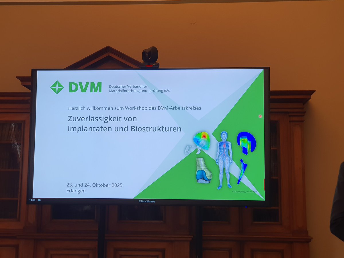 ⚠️ Zuverlässigkeit von Implantaten und Biostrukturen-Erlangen 23-24.10.2024⚠️
I will be giving a talk titled 'Fabrication and Characterization of  PCL-based Scaffolds Combining MEW and Electrospinning Methods (for Fatigue Response)'. <a href="/Boccaccini_Lab/">Biomaterials_Erlangen</a> #BioAntifatigue <a href="/dfg_public/">DFG public | @dfg_public@wisskomm.social</a>