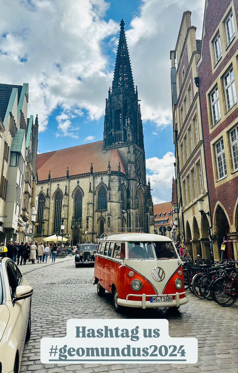 ✨ Don’t forget to use #geomundus2024 during the conference! 

Have a nice time and enjoy this amazing experience ☺️

We are waiting for you tomorrow in Münster, Germany.