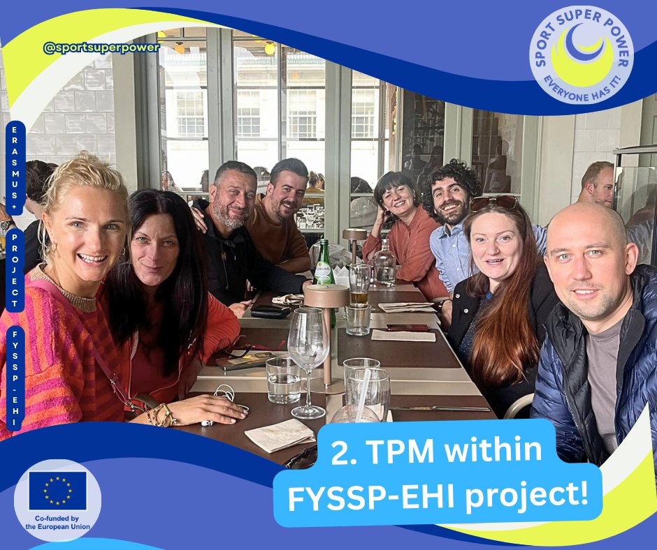 SDCSabac's tweet image. 💼 Drugi sastanak u okviru Erasmus+ projekta FYSSP-EHI održan je u Portugalu, u Vila Nova de Gaja, gde su nas predstavljali Milan Đupovac i Dragana Drljačić.

🔎 sdcs.org.rs/2tpm-fyssp/
🇪🇺 Co-funded by the EU

#PhysicalFitness #Wellbeing #SportScience #HealthyLifestyle
