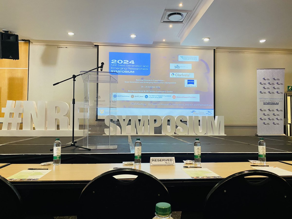 Imbewu_MG's tweet photo. The 2024 #NRFSymposium officially opened by Dr. Fulufhelo Nelwamondo, CEO of @NRF_News, who inspired emerging researchers to embrace innovation and collaboration in their work.
#NRFSymposium
#EmergingResearchers #ResearchDevelopment #InnovationInScience
@go2uj @EMN_MSA @ https://t.co/c0HyYycVhf