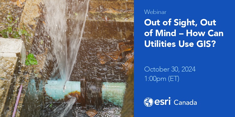GIS_Bandit's tweet image. In 1 week, @esricanada webinar: Out of Sight, Out of Mind – How Can #Utilities Use #GIS? tinyurl.com/4yvctwyy 

#utilitynetwork #publicworks #water #sewer #esriCanada #esri #GIS #mapping @Esri @EsriWater @EsriPublicWorks @EsriSLGov @URISA