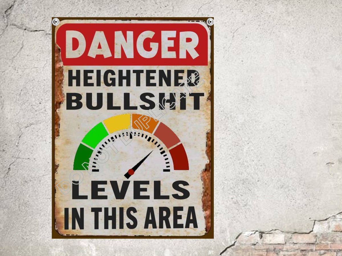 arlissbryant's tweet image. Rustic Heightened Bullshit levels Sign Farmhouse Decor tuppu.net/482e4d25 #kitchenconnection #Etsy #RusticWallDecor