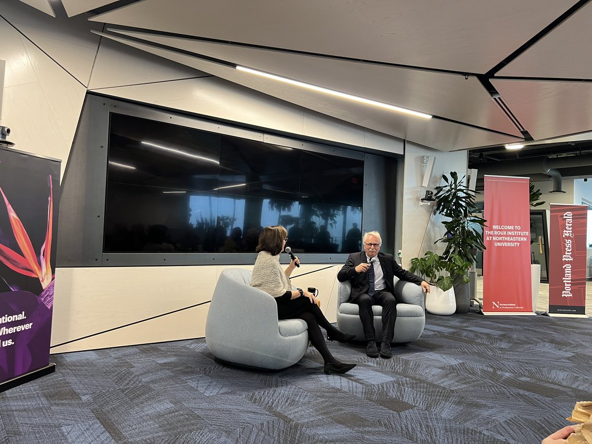 Jerilyn Bowers (@jerilynbowers) on Twitter photo Excited to be at the <a href="/PressHerald/">Portland Press Herald</a> #LikeABoss event with <a href="/MDIBL/">MDI Biological Lab</a> President Dr. Hermann Haller discussing #scienceinmaine <a href="/RouxInstitute/">Roux Institute at Northeastern</a> Excited to be at the <a href="/PressHerald/">Portland Press Herald</a> #LikeABoss event with <a href="/MDIBL/">MDI Biological Lab</a> President Dr. Hermann Haller discussing #scienceinmaine <a href="/RouxInstitute/">Roux Institute at Northeastern</a>