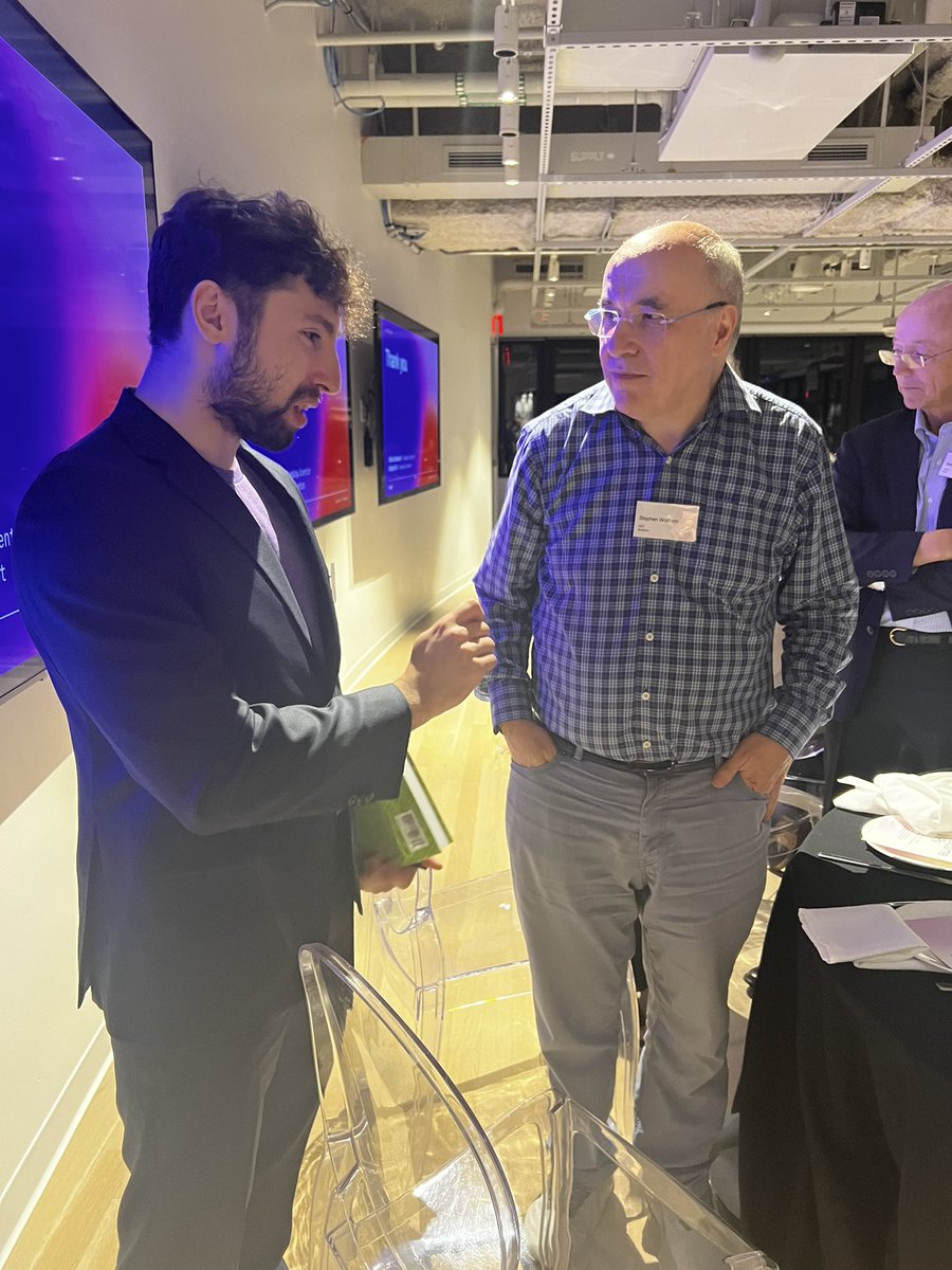 When I set out on this AI journey little did I think I’d be at a dinner with Stephen Wolfram a few years later. Appreciate all he had to say about how our client Liquid AI is going to change everything in AI.