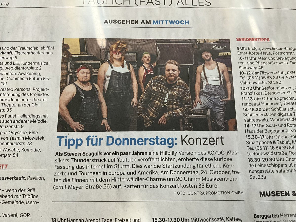 OttoReuter's tweet image. @SeagullsBand : We see us…