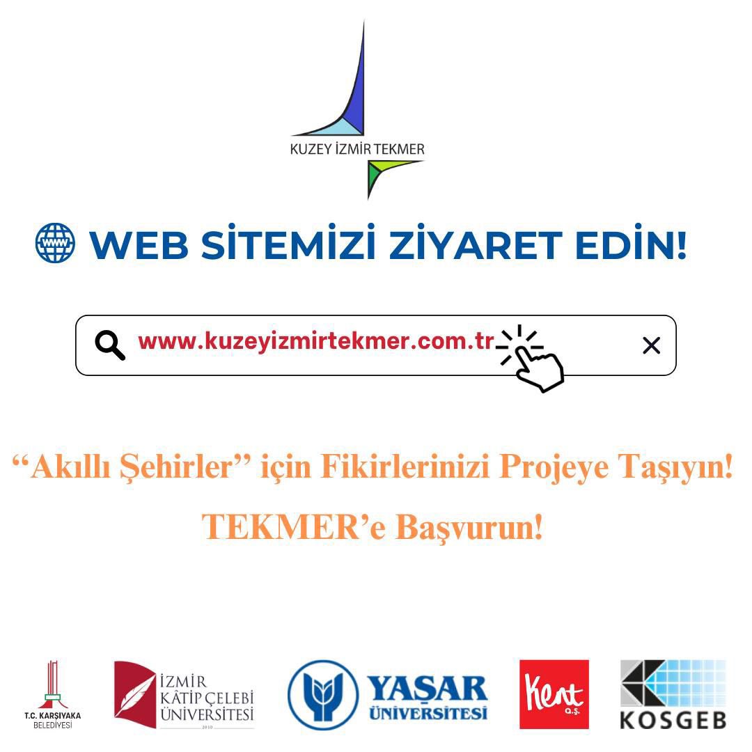 📣📣📣 “Akıllı Şehirler” temalı projelerinizi hayata geçirmek, destek almak ve bizimle ilgili daha fazla bilgi sahibi olmak için hemen web sitemizi ziyaret edin! 

Bilgi ve ön başvurular için bio’daki linke tıklayarak bize ulaşabilirsiniz. 💫