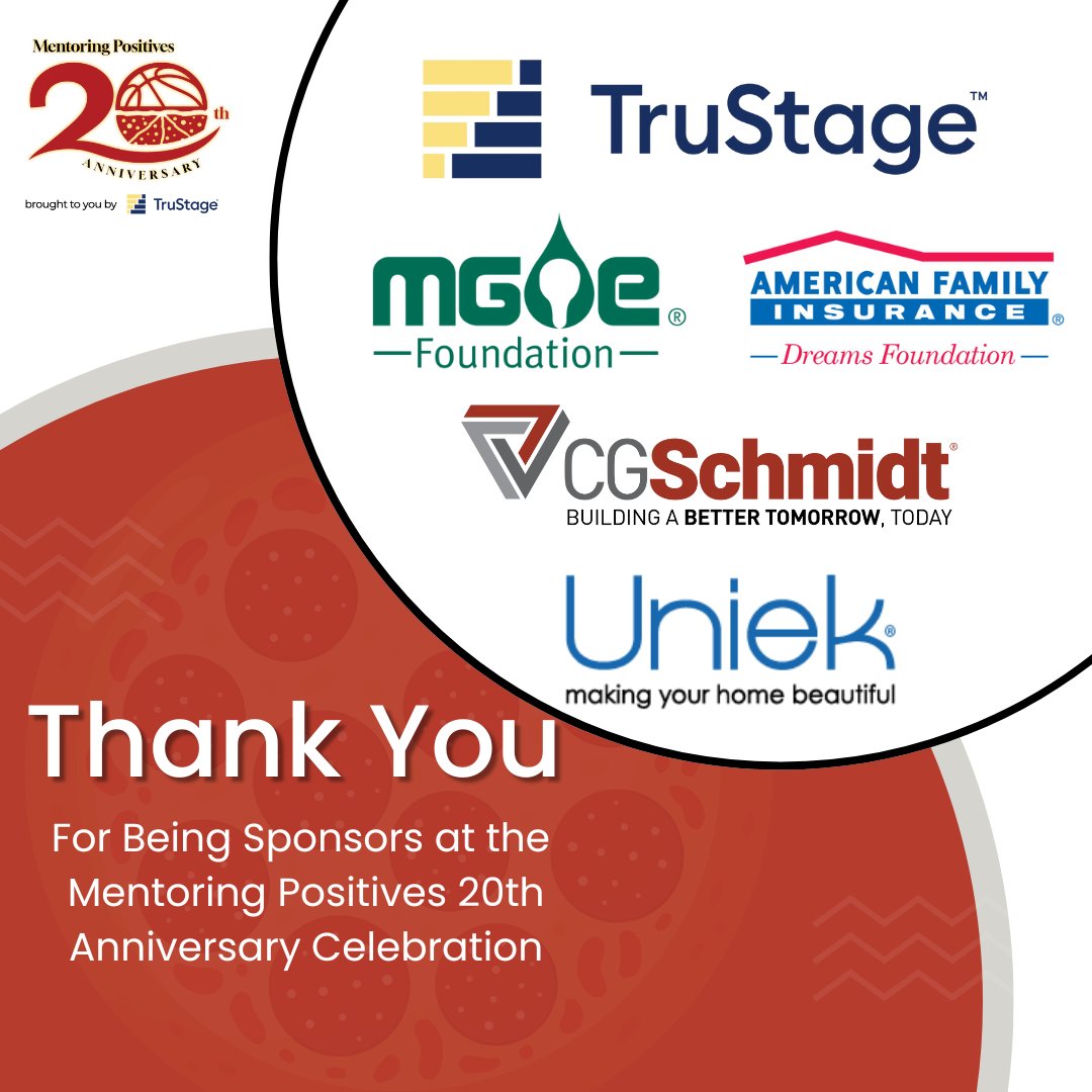 A huge thank you to all our amazing sponsors and supporters who contributed to the success of the Mentoring Positives 20th Anniversary Celebration! 🙌 It was truly a joy to witness so many familiar and new faces coming together in support of our mission.