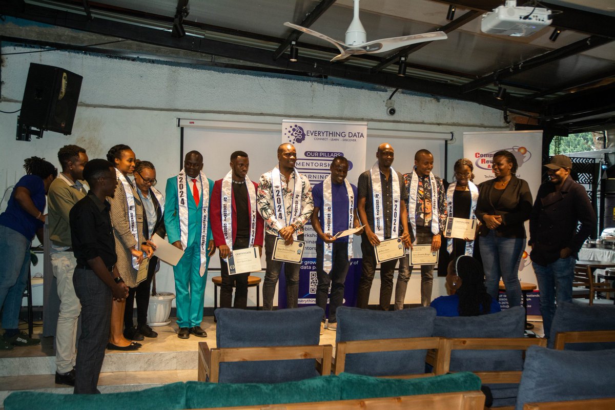 MageuziHub's tweet photo. Hosted the Everything Data 2nd cohort graduation over the weekend. 
Congratulations to the graduates, we wish them great things ahead.
#MageuziHub https://t.co/eVRq74S2GQ