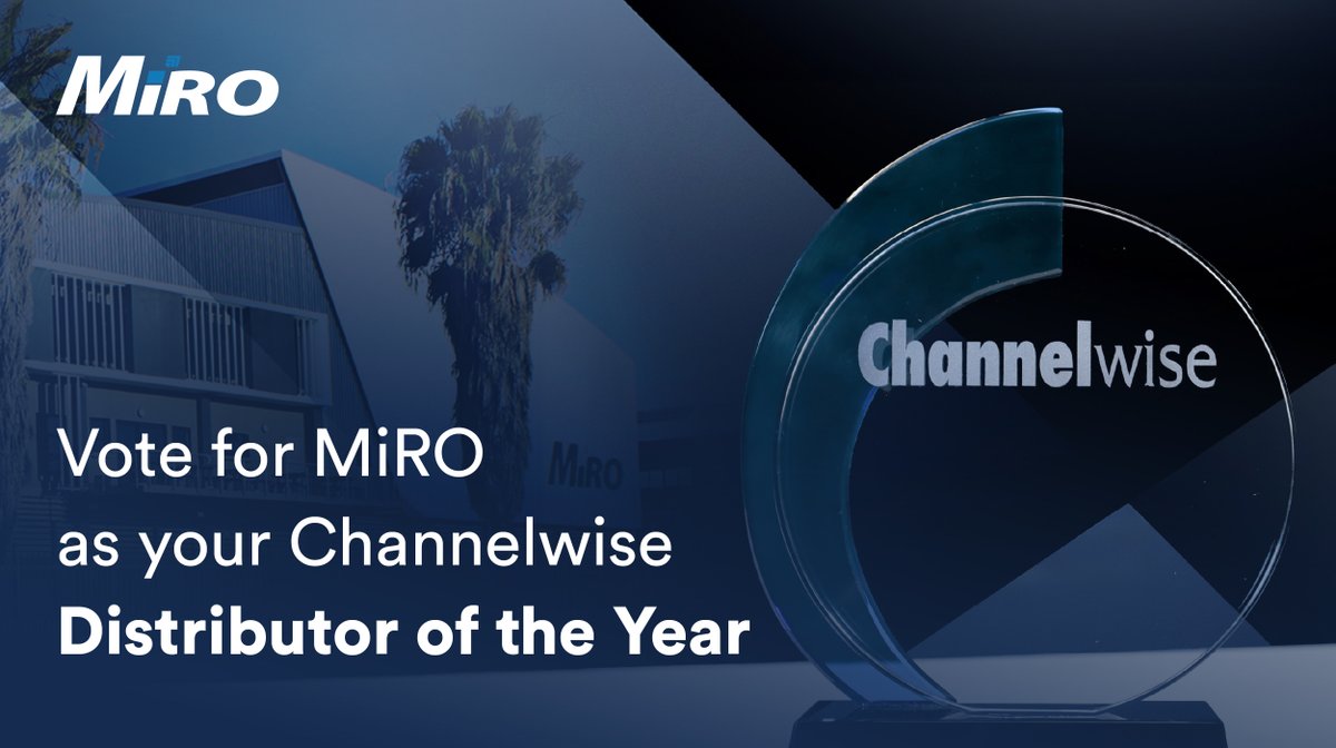 MiroDistributor's tweet image. Voting is now open for the Channelwise Award, and we’d appreciate your support! 📷
If Miro has been your trusted Distributor, please take a moment to cast your vote. 👉🏼  t.ly/oS1j4
#channelwise #mirodistribution #DistributorOfTheYear #votenow