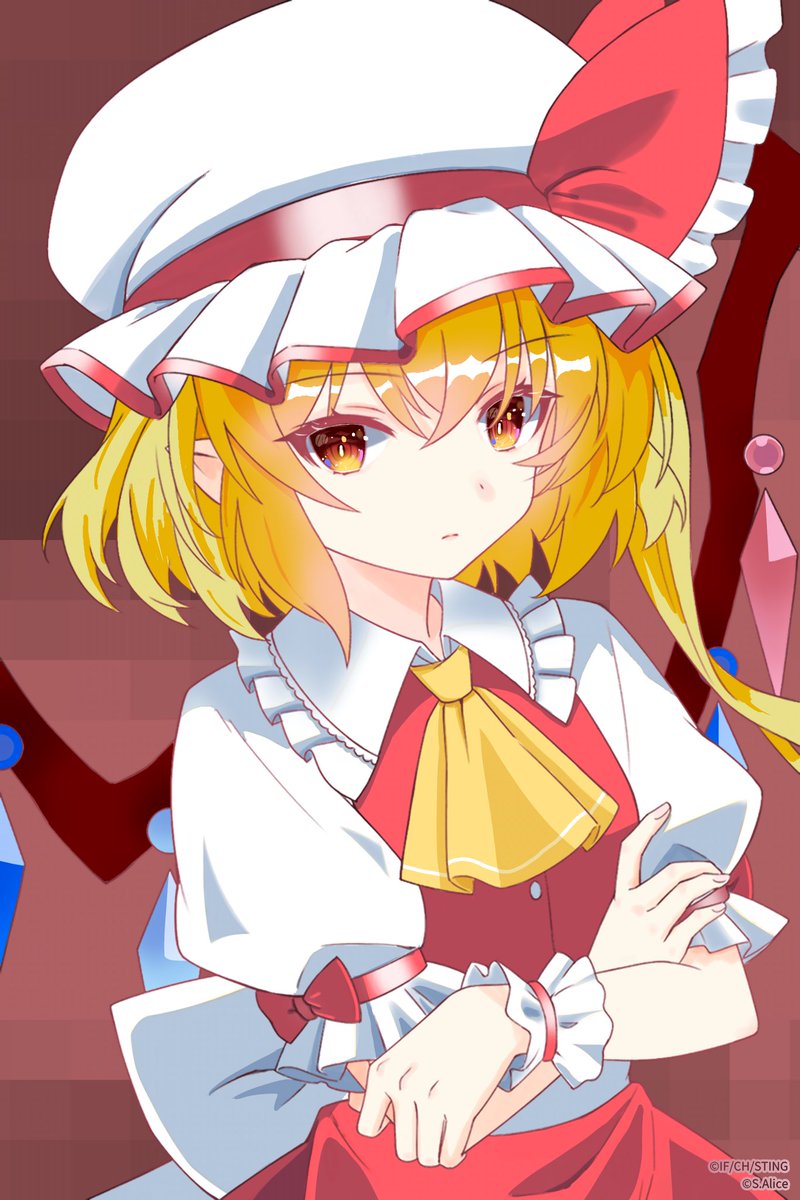 musksann's tweet photo. なんとか間に合いました☺️

東方Projectのフランドール・スカーレットちゃんを
塗りました🧛‍♀️

#第三十回塗りマス
#第三十回塗りマスタイムラプス https://t.co/83v2y24Dz7