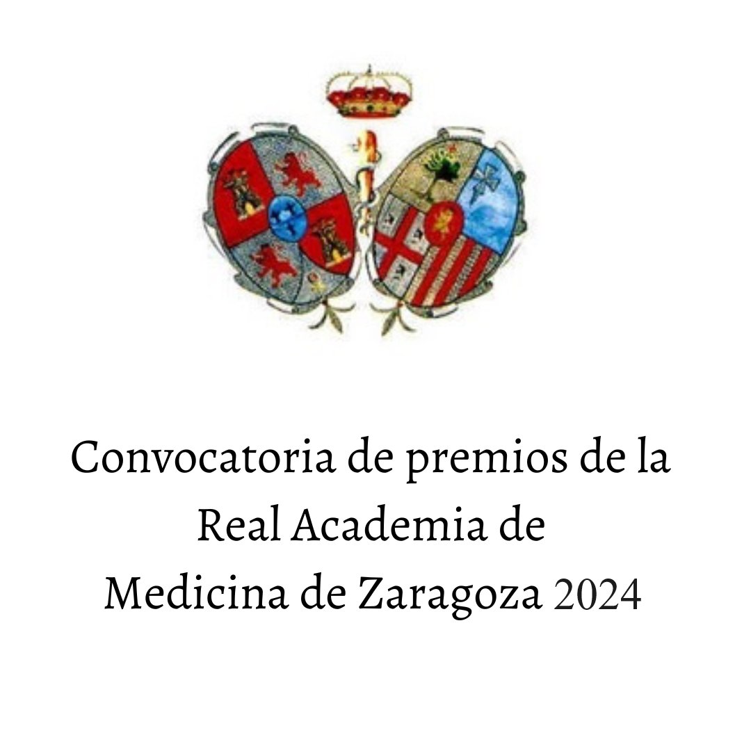 📢📢Os recordamos que la Real Academia de Medicina, con el propósito de estimular entre los profesionales de la Medicina y ciencias afines la labor de investigación👏👏
Plazo hasta el 31/10/2024
+información: medicina.unizar.es/noticia/Premio…