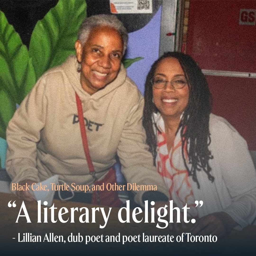 Gloria Blizzard|Writer (@gloriablizzard) on Twitter photo Thank you <a href="/LillianAllenDub/">Poet Laureate Lillian Allen</a> - #Toronto #poet #laureate for these words about my book Black Cake, Turtle Soup, and Other Dilemmas <a href="/dundurnpress/">Dundurn Press</a>
#canadian #Literature #blackwriters #bipocauthors #ibpocwriters #essays #nonfiction #travelwriting Thank you <a href="/LillianAllenDub/">Poet Laureate Lillian Allen</a> - #Toronto #poet #laureate for these words about my book Black Cake, Turtle Soup, and Other Dilemmas <a href="/dundurnpress/">Dundurn Press</a>
#canadian #Literature #blackwriters #bipocauthors #ibpocwriters #essays #nonfiction #travelwriting