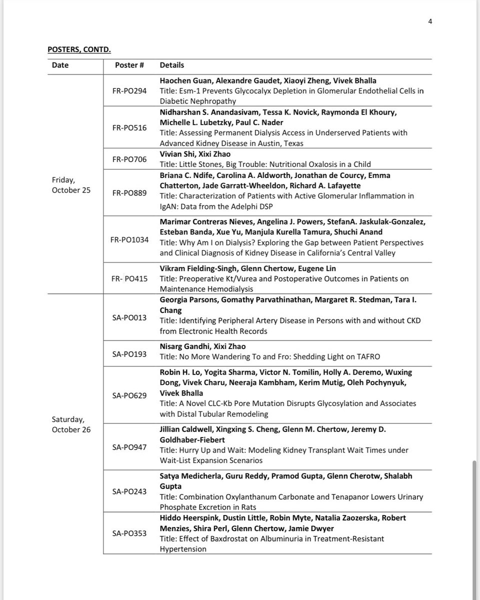 Stanford Nephrology (@stanfordneph) on Twitter photo On our way to <a href="/ASNKidney/">American Society of Nephrology</a> #KidneyWk 2024 in San Diego 🏄♀️!
Looking forward to seeing friends and colleagues - come say hello 👋 to our fellow and faculty speakers, moderators and poster presenters! On our way to <a href="/ASNKidney/">American Society of Nephrology</a> #KidneyWk 2024 in San Diego 🏄♀️!
Looking forward to seeing friends and colleagues - come say hello 👋 to our fellow and faculty speakers, moderators and poster presenters!