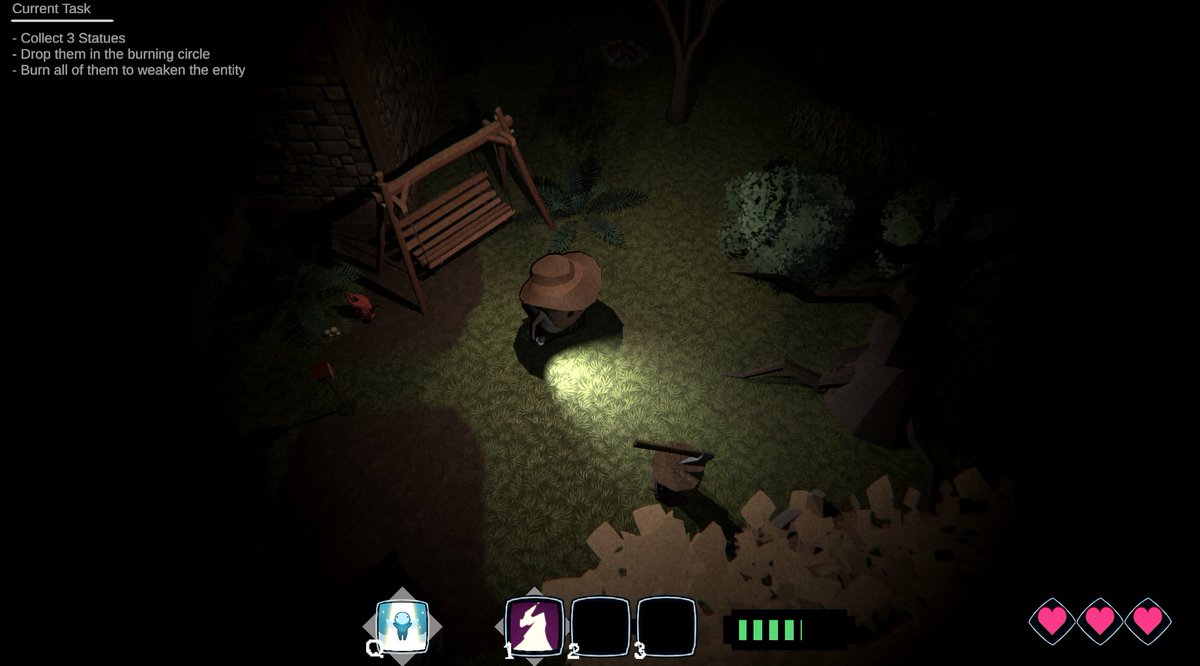 (WIP) Cozy place in our game 'Polterparty'.

#indiedev | #gamedev | #horror | #madewithunity