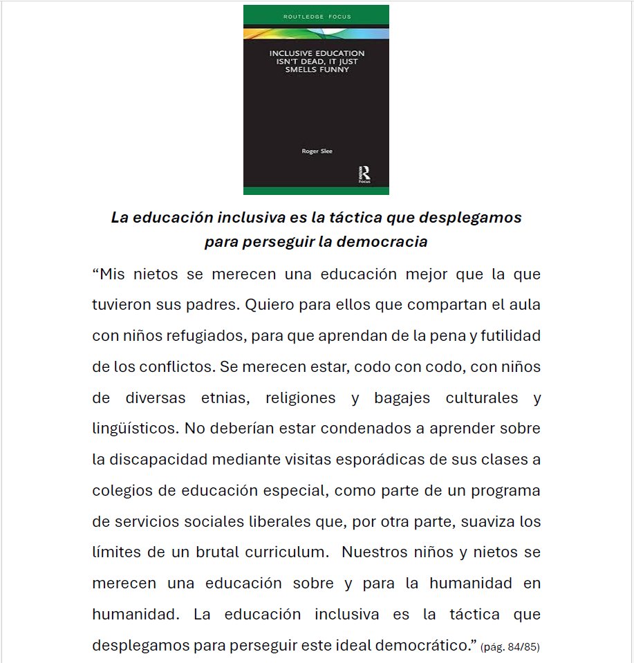 Roger Slee - Inclusive Education isn't dead, but it smells funny