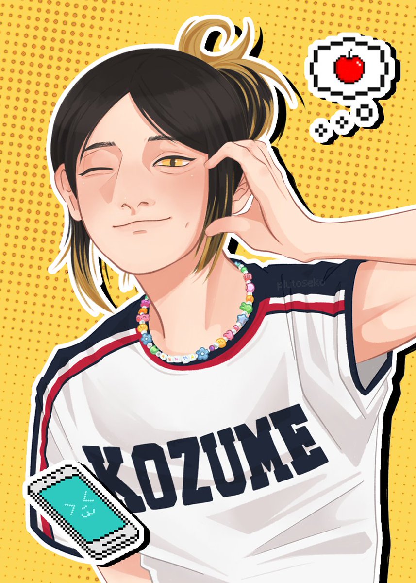 plutoseko's tweet photo. Kinda late post but happy to share the art I did for the @KodzuConCSE photostrip! Super grateful and honored to have been given the chance to draw boss Kenma 🥹💛

Wasn't able to go but still a very memorable exp to work alongside the wonderful mods and artists huhu #KodzuConCSE https://t.co/D4F5DTcCB8