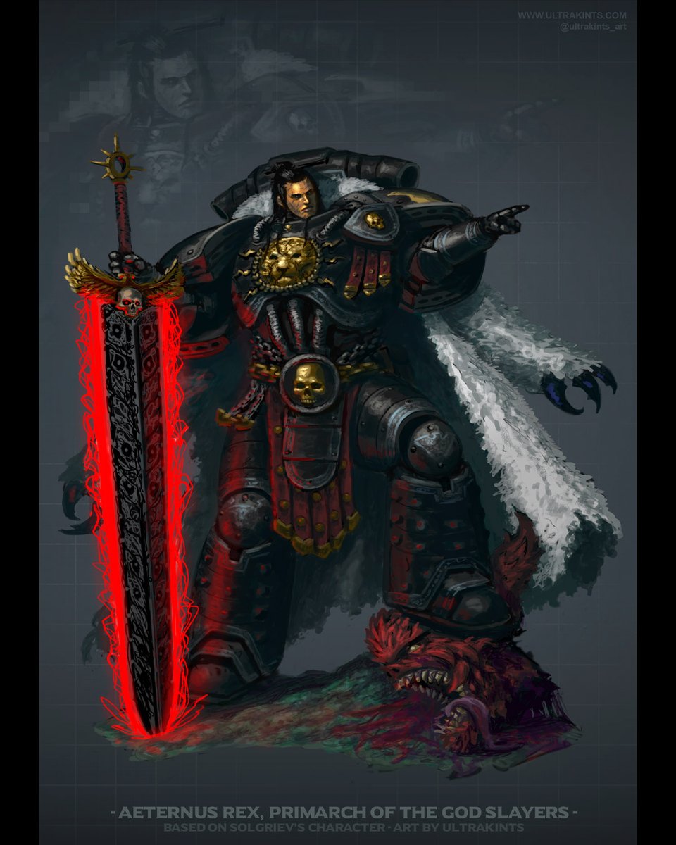 ultrakints_art's tweet photo. Aeternus Rex, Primarch of the God-Slayers
#warhammer #warhammer40k #warhammerfanart #warhammercommunity #paintingwarhammer #spacemarines #40k #warhammerart #40kcommunity #grimdark #spacemarine #warhammerworld #spacemarines2 #wh40k #primarch https://t.co/DTQtfkuMLS