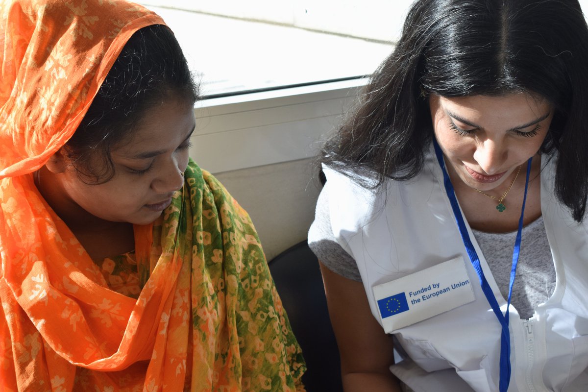 eu_echo's tweet photo. Among the hundreds of thousands displaced by Israeli strikes in Lebanon are pregnant women in need of specialised health services.

Thanks to EU funding, our partner @MdM_mideast is providing free, professional sexual and reproductive health services to all women in need. https://t.co/j2IBFJDM53